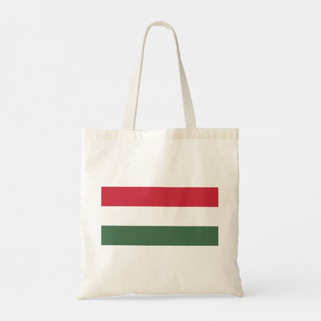 Hungarian Flag Tote Bag (Back)