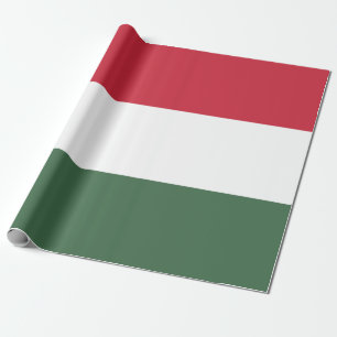 Hungarian Flag Wrapping Paper