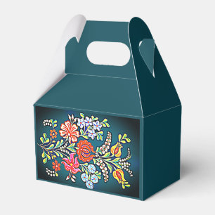 Hungarian Floral Pattern Favour Box