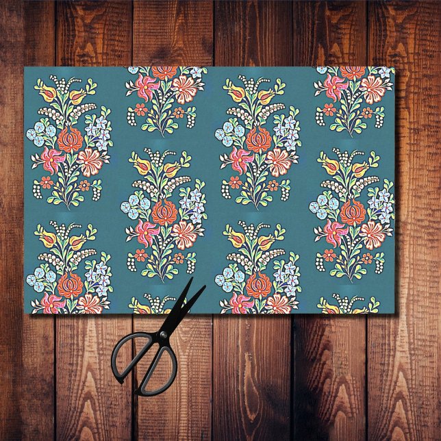 Hungarian Floral Pattern Tissue Paper (Creator Uploaded)
