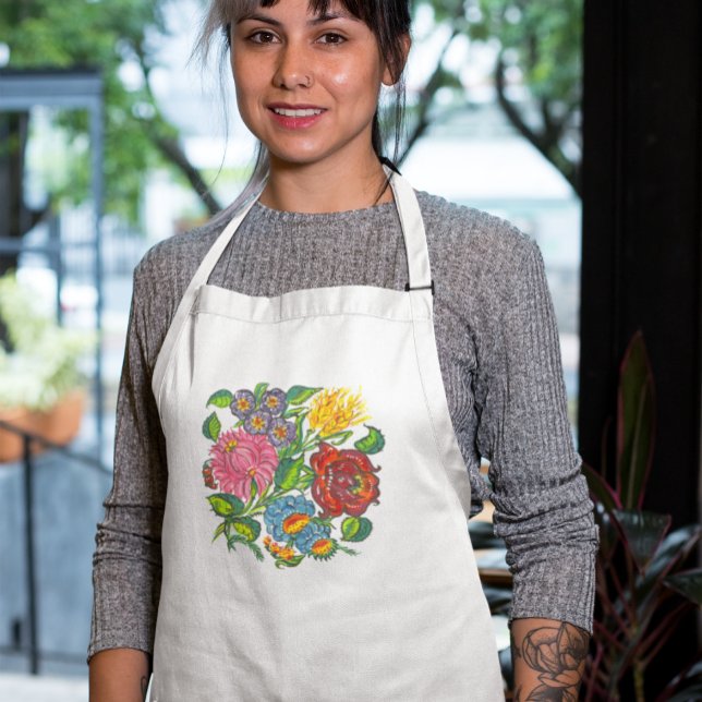 hungarian flowers standard apron (Creator Uploaded)