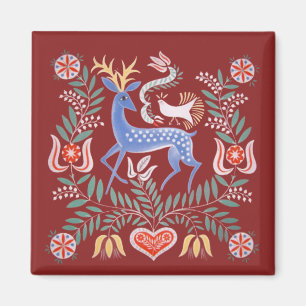 Hungarian Folk Art Magnet