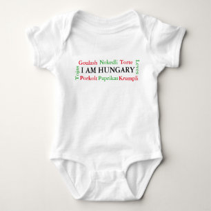 Hungarian Foods Baby Bodysuit