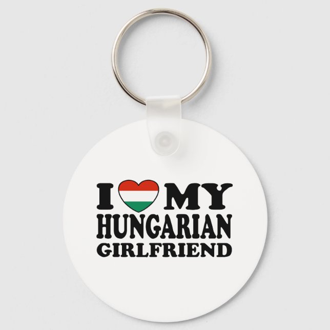 Hungarian Girlfriend Key Ring (Front)