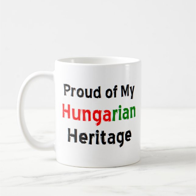 hungarian heritage coffee mug (Left)