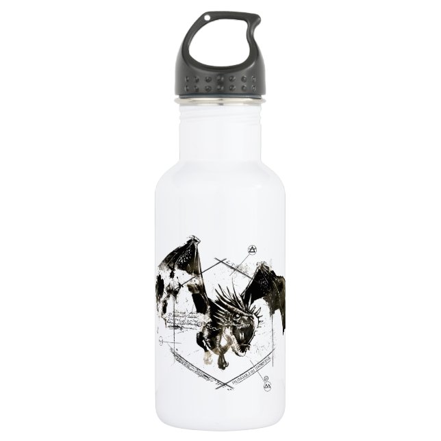 Hungarian Horntail Dragon 532 Ml Water Bottle (Front)