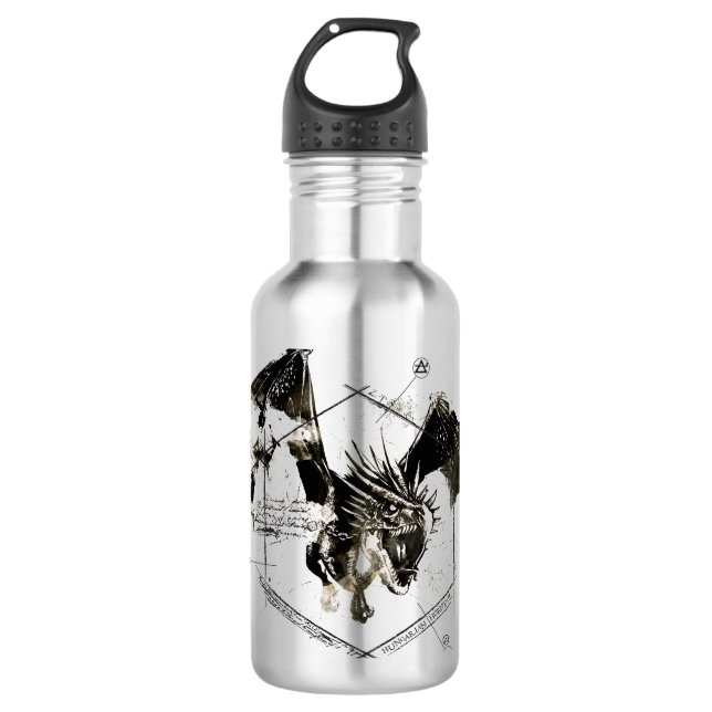 Hungarian Horntail Dragon 710 Ml Water Bottle (Front)