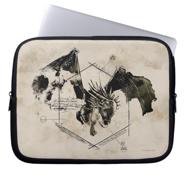 Hungarian Horntail Dragon Laptop Sleeve (Front)