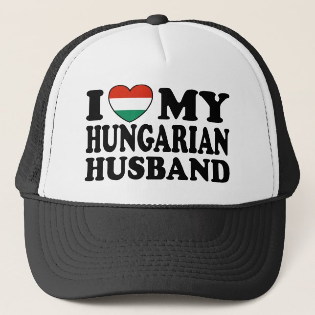 Hungarian Husband Trucker Hat (Front)