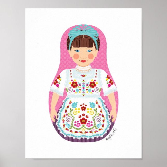 Hungarian Matryoshka Poster (Front)