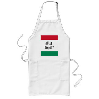 Hungarian "Mit fozol?" (What's cooking?) Apron