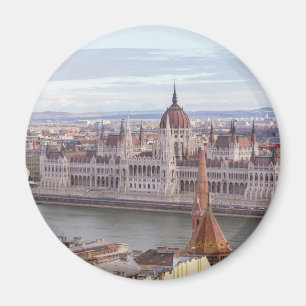 Hungarian Parliament Budapest by day Magnet