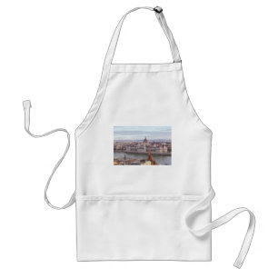 Hungarian Parliament Budapest by day Standard Apron