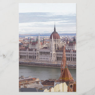 Hungarian Parliament Budapest by day Stationery