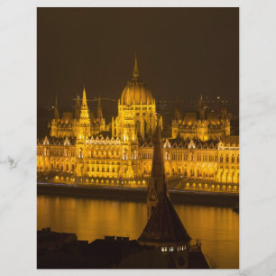 Hungarian Parliament Budapest by night