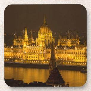 Hungarian Parliament Budapest by night Coaster