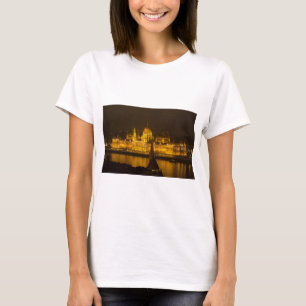 Hungarian Parliament Budapest by night T-Shirt