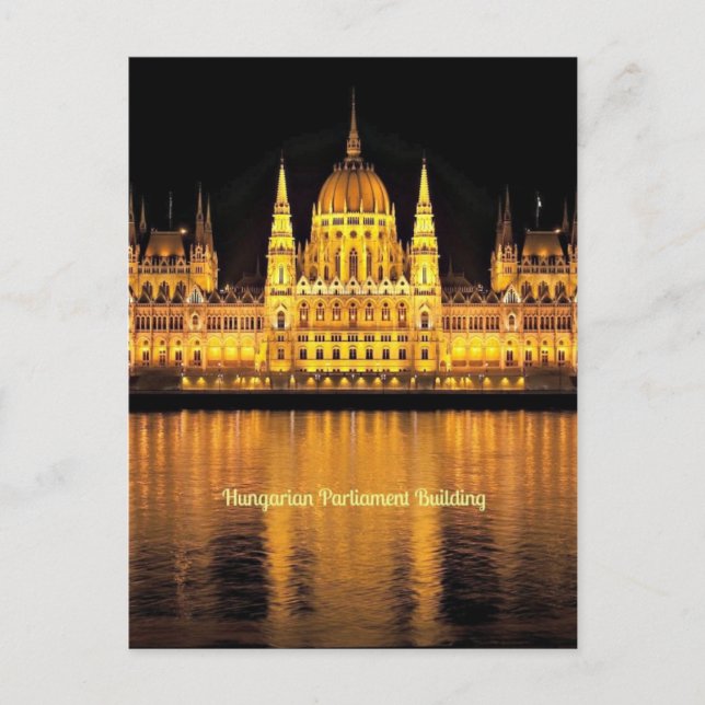 Hungarian Parliament Building  Postcard (Front)
