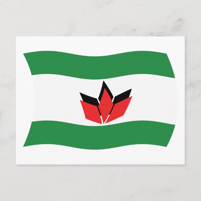 Hungarian People Flag Postcard (Front)