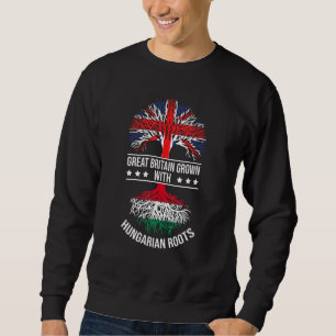 Hungarian Root Immigrant Ancestry Great Britain Hu Sweatshirt