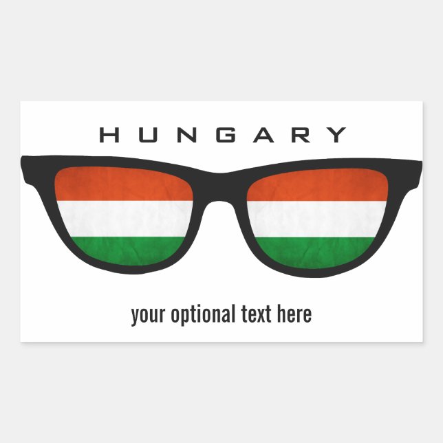 Hungarian Shades custom stickers (Front)