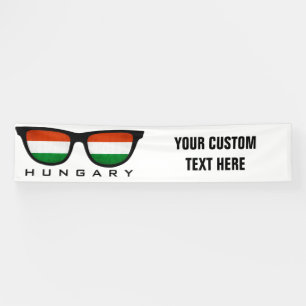 Hungarian Shades custom text & colour banner