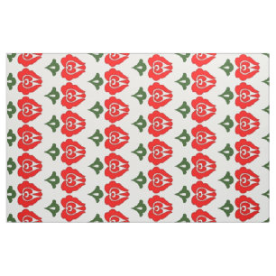 Hungarian Tulip pattern Fabric