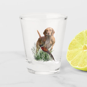 Hungarian Vizsla Art    Shot Glass