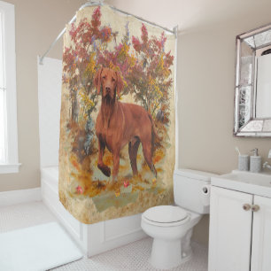 Hungarian Vizsla Art Shower Curtain