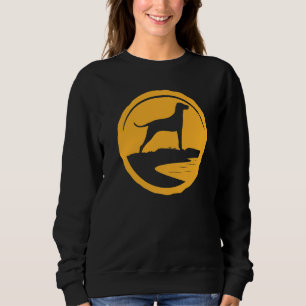 Hungarian Vizsla Dog Retro 3 Sweatshirt