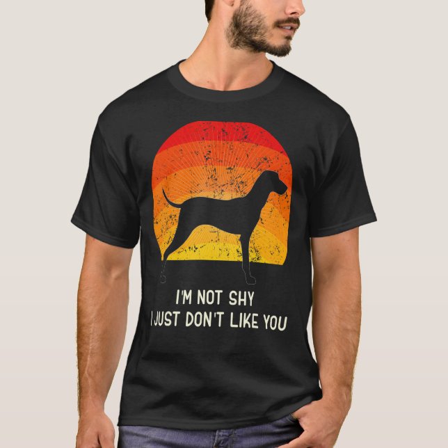 Hungarian Vizsla Dog Retro 5 T-Shirt (Front)