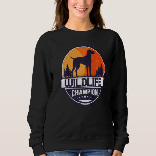 Hungarian Vizsla Dog Retro Sweatshirt