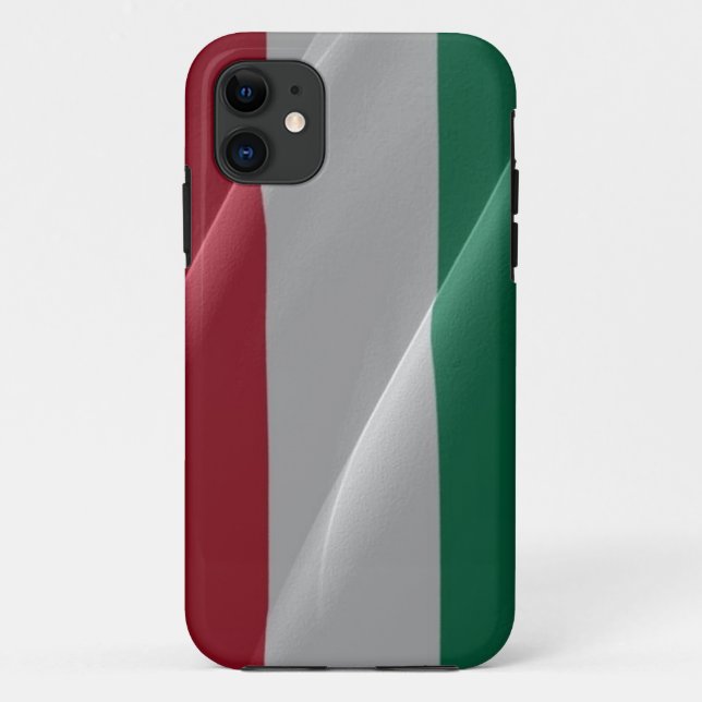 Hungarian waving Flag - Case-Mate iPhone Case (Back)