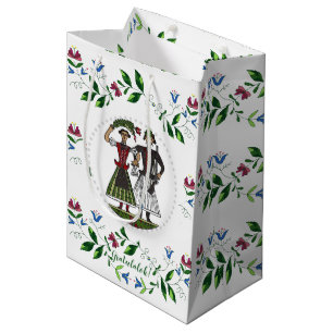 Hungarian Wedding Couple Congratulations! Medium Gift Bag