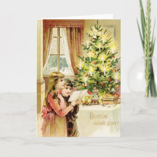 Hungarian Xmas 1902 Holiday Card