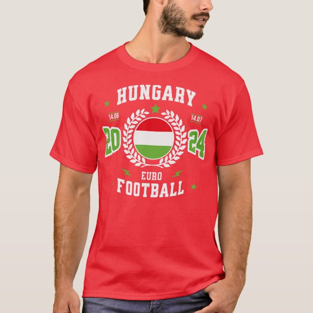 Hungary 2024 Supporter T-Shirt (Front)