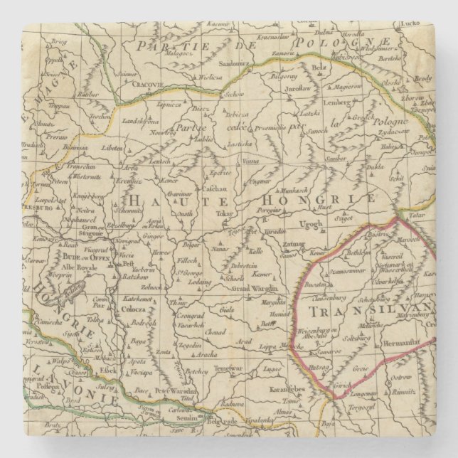 Hungary 3 stone coaster (Front)