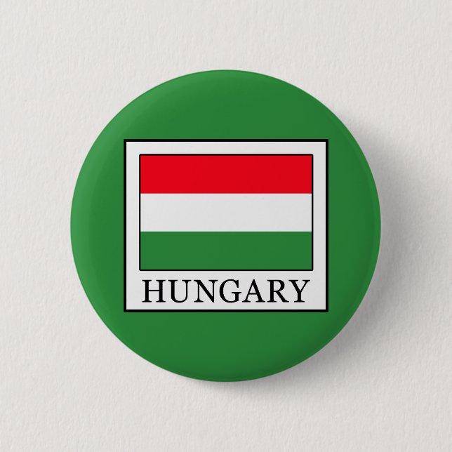 Hungary 6 Cm Round Badge (Front)