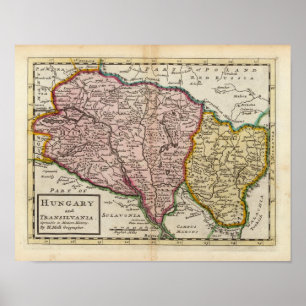Hungary and Transilvania Poster