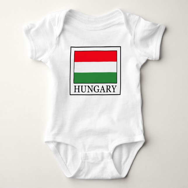 Hungary Baby Bodysuit (Front)