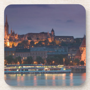 HUNGARY, Budapest: Castle Hill, Calvinist Church Coaster