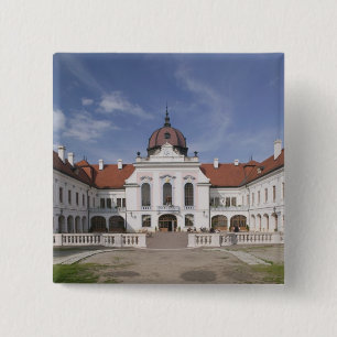Hungary, Budapest, Godollo: Royal Mansion, Home 15 Cm Square Badge