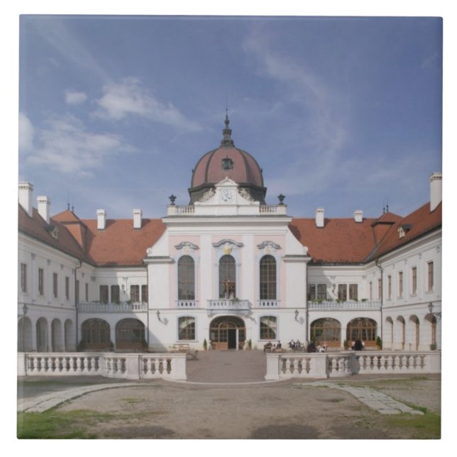 Hungary, Budapest, Godollo: Royal Mansion, Home Ceramic Tile (Front)