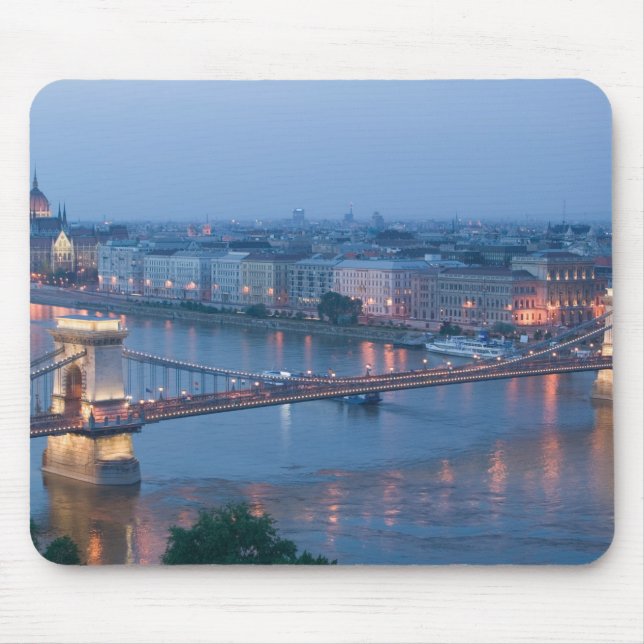 HUNGARY, Budapest: Szechenyi (Chain) Bridge, 3 Mouse Pad (Front)