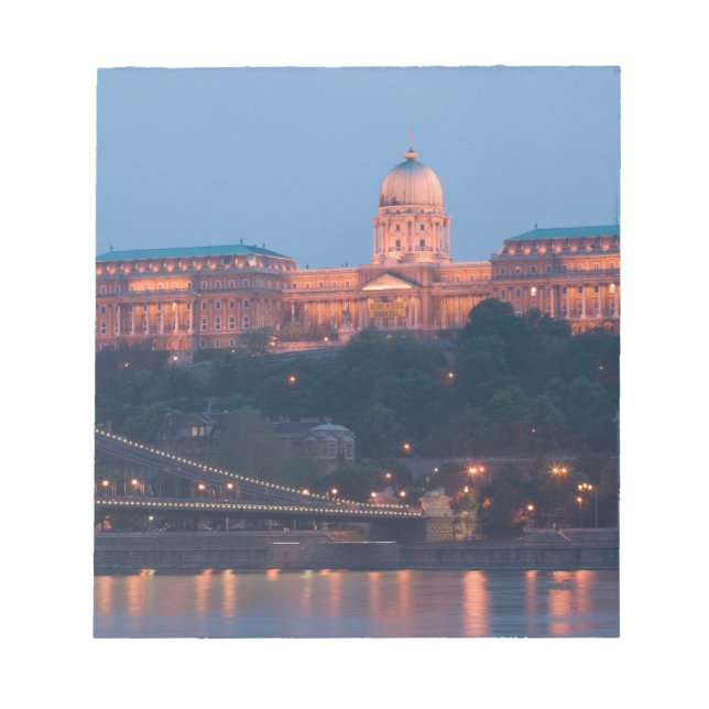 HUNGARY, Budapest: Szechenyi (Chain) Bridge, Notepad (Front)