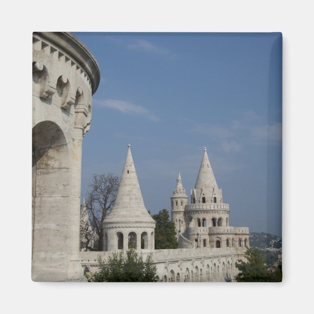Hungary, capital city of Budapest. Buda, Castle Magnet (Front)