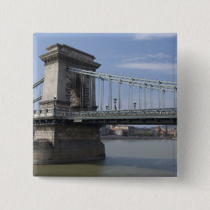 Hungary, capital city of Budapest. Historic 15 Cm Square Badge
