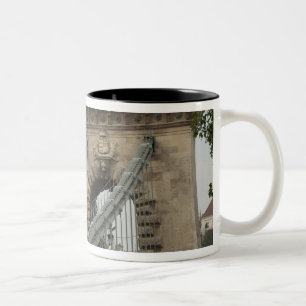 Hungary, capital city of Budapest. Historic 2 Two-Tone Coffee Mug