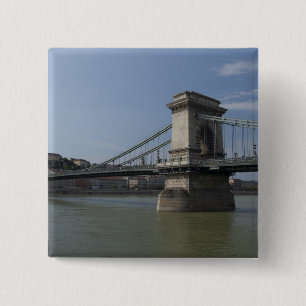 Hungary, capital city of Budapest. Historic 3 15 Cm Square Badge