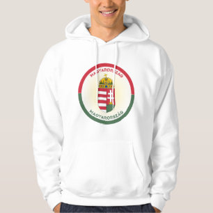 Hungary Coat of Arms Circle Shape Hoodie